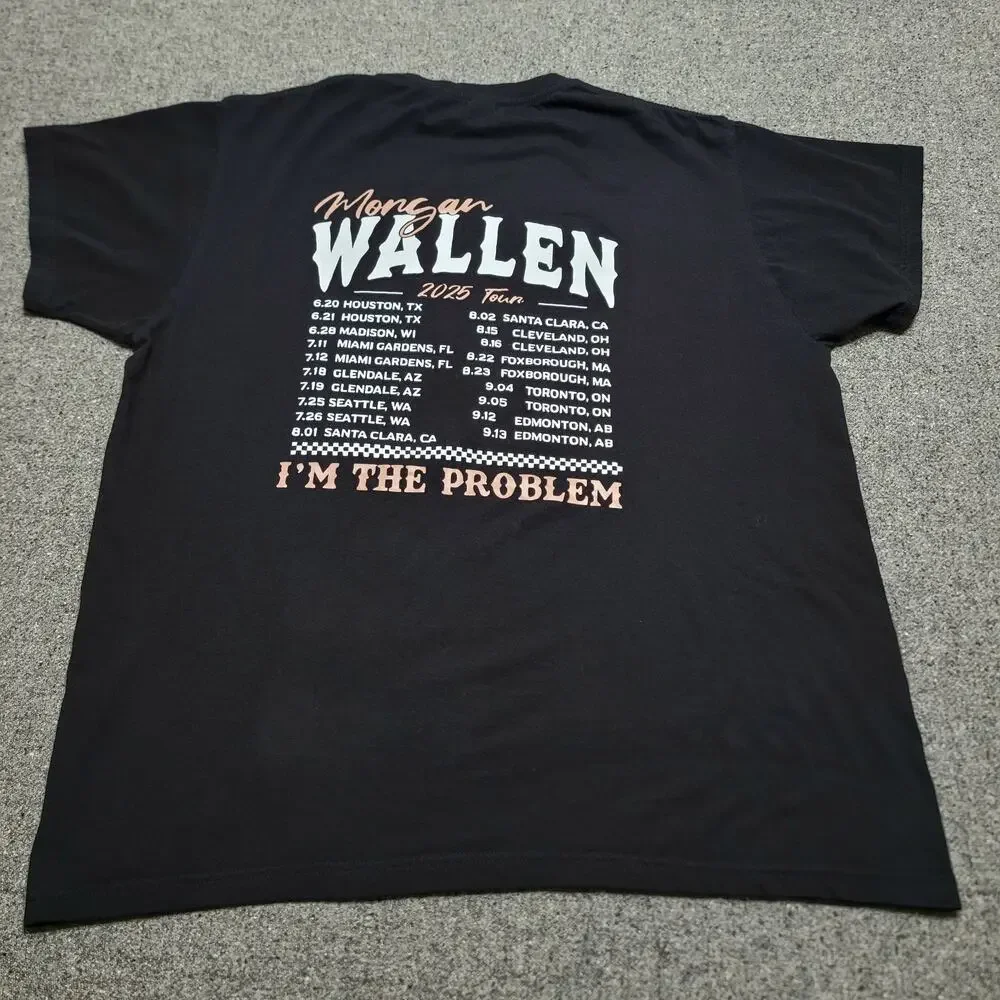 Morgan Wallen Shirt Adult Extra Large 2025 Im The Problem Tour Concert Band
